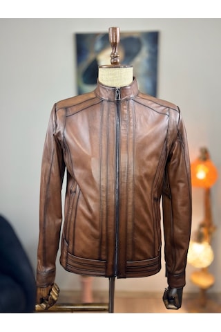 Always Leather Usta İşi Özel Dikim %100 Hakiki Deri 1803340030 Kahverengi