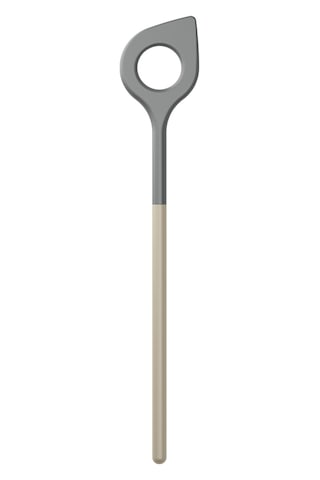 Optima Delikli Ve Renkli Saplı Karıştırma Kaşığı 31 Cm