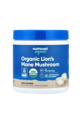 Nutricost Organic Lion's Mane Mushroom Brain & Cognitive 113 G