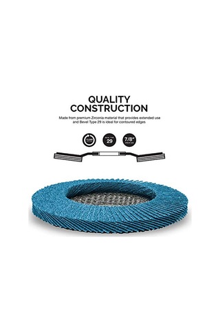 Ayrex 11142a Flap Disc, Konik Tip 29, 40 Grit