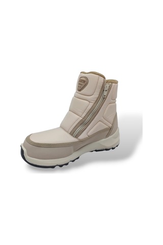 Scooter 7449 Kadın Krem Fermuarlı Su Geçirmez Watertight Kar Botu Krem