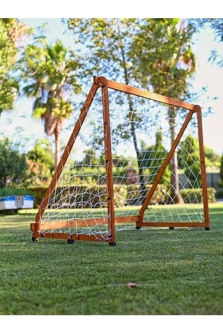 Mandu Futbol Kalesi 2 Adet Ahşap Rengi