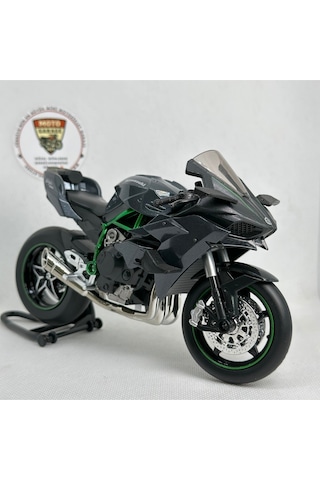 Kawasaki Ninja H2r 1:12 Diecast Motosiklet Modeli - Sesli Işıklı - Siyah Yeşil Kawasaki Ninja H2r 1:12 Diecast Motosiklet Modeli - Sesli Işıklı - Siyah Yeşil