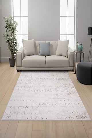 Voyage Yumuşak Dokulu %100 Akrilik Salon Koridor Dokuma Makine Halısı Yolluk Ac-215 Vizon
