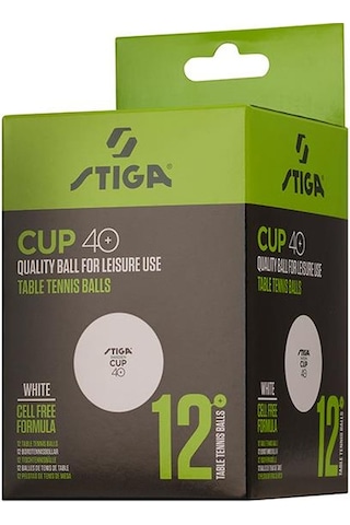 Stiga Table Tenis Ball Cup Pinpon Topu Beyaz 12li 1110-2510-12