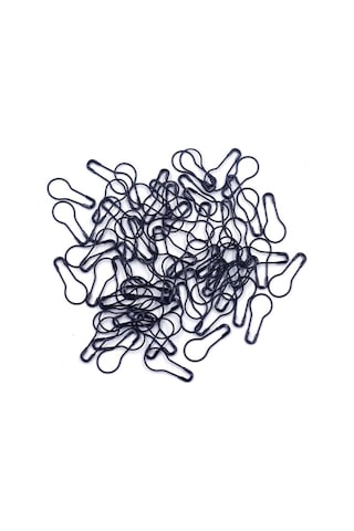 24 Adet 22 Mm Armut Siyah Çengelli İğne