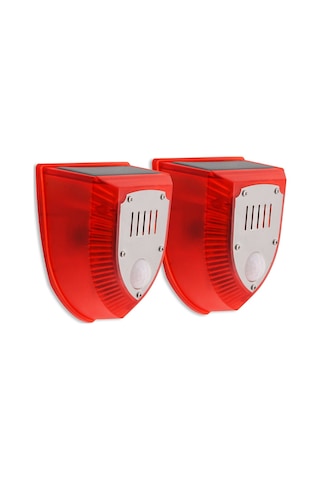 Pir Hareket Sensörlü Güneş Enerjili Flaş Işığı Alarm Hs6936-2