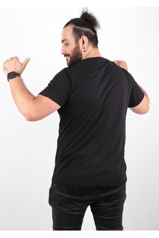 Rich Büyük Beden Basic T-shirt %100 Pamuk Tişört Açık Bej