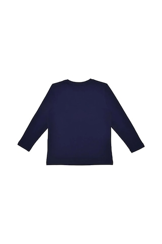 United Colors Of Benetton Bnt-b21643 Erkek Çocuk Uzun Kollu Tshirt Lacivert