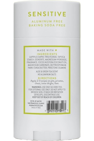 Native Sensitive Aloe & Green Tea Alüminyumsuz Stick Deodorant 75gr