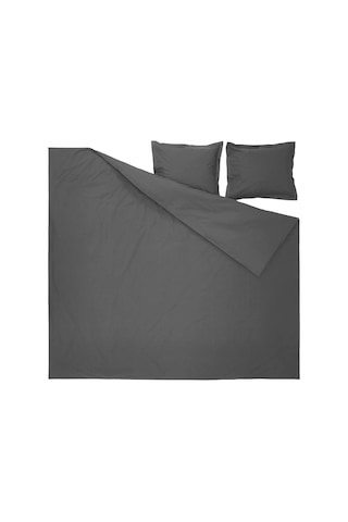 Ikea Hampflockel Çift Kişilik Nevresim Takımı 220 X 240 Cm Siyah Gri