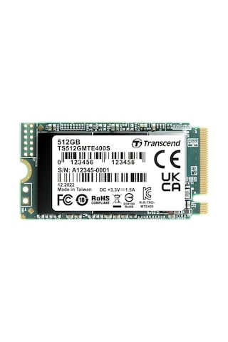 Transcend TS512GMTE400S 512 GB PCIe Gen3x4 M.2 2242 NVMe SSD