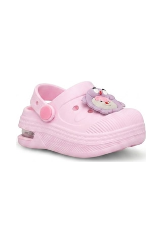 Elit Mys2316 Bebe-patik Çocuk Emojili Işıklı Sabo Terlik Pembe
