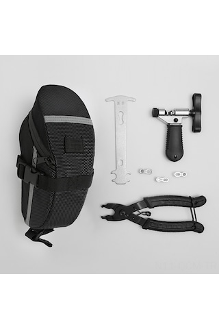 Qingmipy Bisiklet Tamir Takımı: Taşınabilir Tamir Aleti Seti, Lastik Tamiri Ve Bakım Gereçleriyle Dışarıda Bisiklet Sorunlarını Çözün Çok Renkli