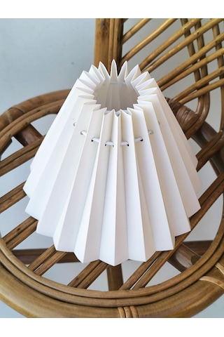 Mini Boy Maşalı Avize Abajur Başlığı Mum Ampul Üstüne Takılır 14cm Diğer
