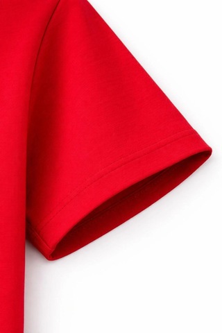 Wear Vexel Genç Erkek Çocuk V Yaka Tişört Model - Bordo Çok Renkli