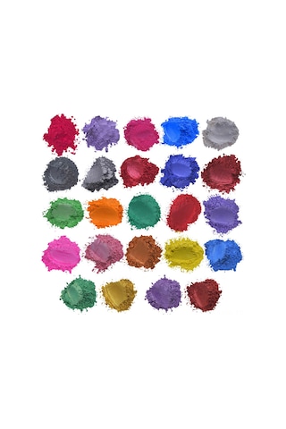 Yifomall 24 Renkli Doğal Mica Tozu - Makyaj, Sabun Ve Mum Yapımı İçin Güvenli, Hızlı Erime, Parlak Renk Seçenekleriyle Dıy Sanat Projeleri