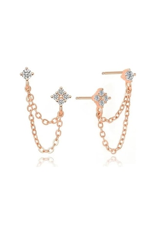 Flybuy Yeni Tasarım Huitan Çıtçıt Püskül Küpe Kadın Gümüş E2077, 1.5cm Sallantılı Gümüş Küpe, Trendy Geometrik Model, Kadınlar İçin Moda Aksesuar Gümüş