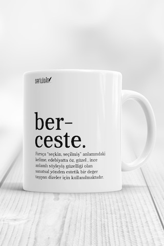 Berceste Kupa Bardak Beyaz