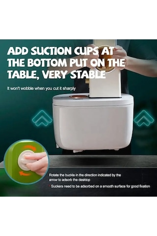 Dancemonkey Cbtx 3'ü 1 Arada Siklon Ev Sebze Doğrayıcı El Krank Silindiri Çok Fonksiyonlu Parçalayıcı Tavus Kuşu Mavisi Mavi