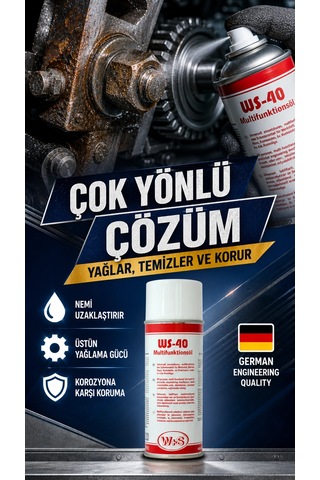 Ws-40 Çok Amaçlı Yağlayıcı Ve Metal Koruyucu Sprey 400ml 400 ML