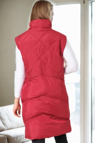 Z9743 Dewberry Bayan Yelek-bordo Bordo