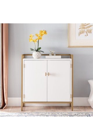 Püff Berlin Fonksiyonel Dolap Beyaz