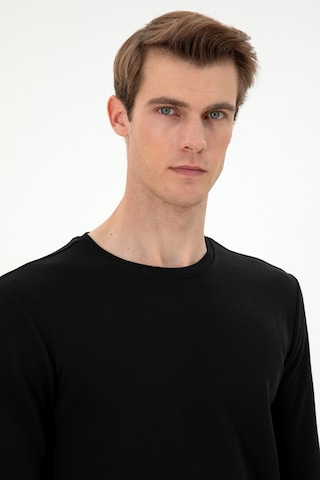 U.S. Polo Assn. Erkek Regular Fit Bisiklet Yaka Siyah Sweatshirt 50293471-VR046