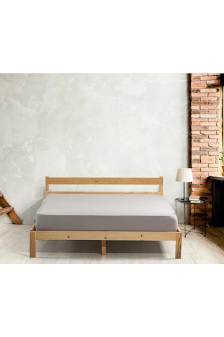 Hayal 90x190 Doğal Masif Çam Ahşap Karyola Montessori Yatak