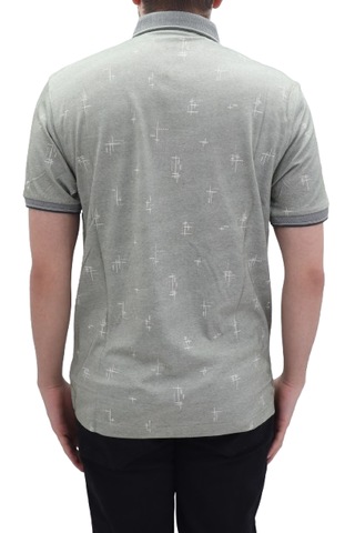 Santa Dmctekstil Erkek 112 Desenli Spor Kesim Rahat Kalıp Cepsiz Polo Yaka T-shirt Haki
