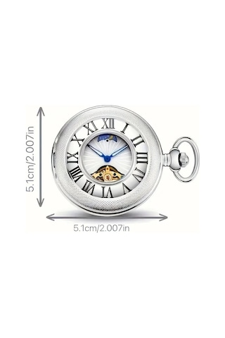 Köstekli Saat Kurmalı Gümüş Renk 710024