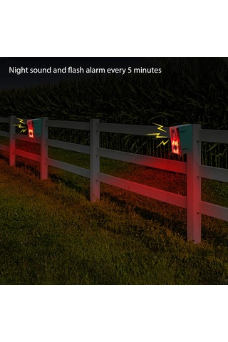 Ximistore9 Güneş Enerjili Hayvan Kovucu - 3 Modlu Sesli Ve Işıklı Alarm, Uzaktan Kumandalı