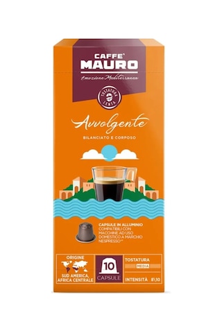 Caffe Mauro Avvolgente Nespresso Kapsül Kahve 10 Kapsul Kapsül Kahve