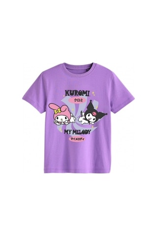 Sea Bubbles Kuromi Kız Çocuk Tişört St10396 Lila