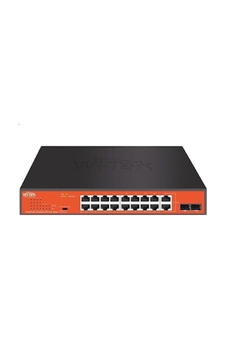Wı-Tek WI-PS318GFH 16 Port 197W Full Poe Gıgabıt 2XSFP Yönetilemez Switch