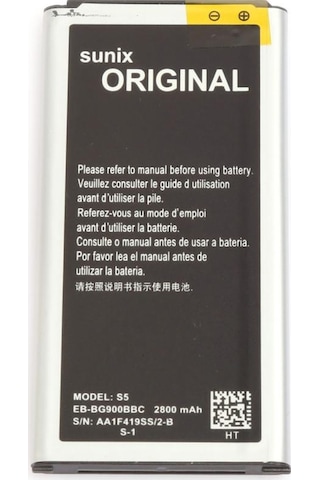 Samsung Uyumlu S5 - G900 / S5 / Batarya / Eb-Bg900Bbc / 2800Mah