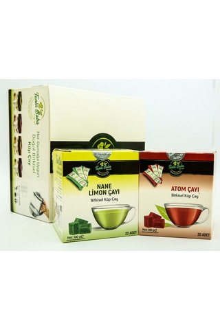 Tanlababa Sargılı Nane Limon Çayı 100 G + Sargılı Atom Çayı 100 G