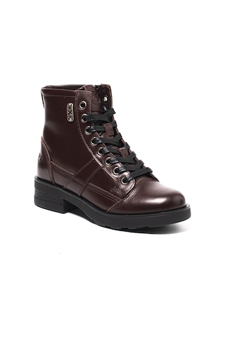 Dark Burgundy Çizme Kadın Oxw002401 Oxs Frank 0024 Mıd W Leather Dk.burgundy Dark Burgundy