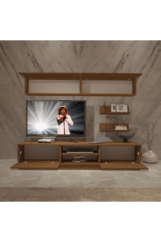Decoraktiv Eko 5b Slm Dvd Tv Ünitesi Tv Sehpası Ceviz