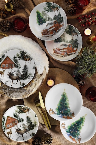 Kütahya Porselen Happiness 6 Parça Pasta Takımı