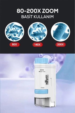 Portatif Mini Mikroskop