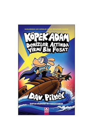 Köpek Adam 11 Ve Kedi Çocuk 4 - Serilerinin Son Kitapları + Çıkartmalı Boyama