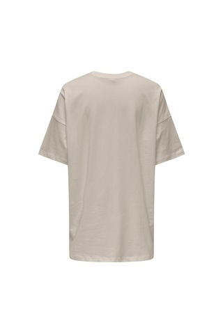 Only Onlmay Lıfe S/s Oversıze Top Jrs Kadın Bej Bluz - 15261790 Bej