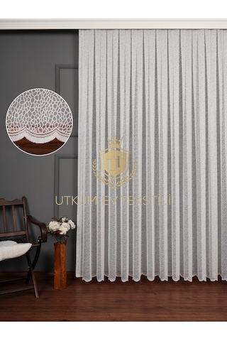 Örümcek Desen Örme Tül Perde 1141