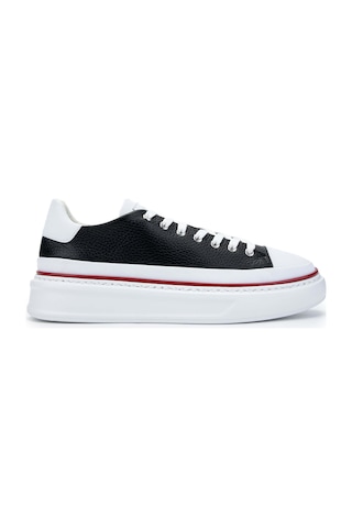 Fabi Erkek Hakiki Deri Siyah/beyaz Sneakers & Spor Ayakkabı 510 Fu0827c Erk Ayk Y24 Nero/bıanco Çok Renkli