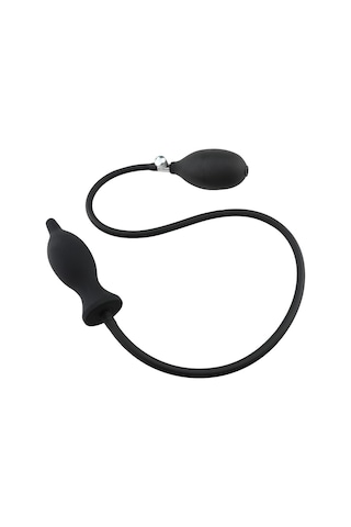 Lilitu Shop BDM1814 Şişebilen Pompalı Anal Plug Siyah