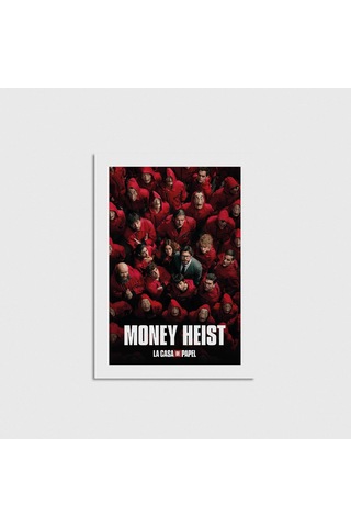 La Casa De Papel Dizi Posteri Çerçevesiz Poster Duvar Dekorasyonu Pn11p553
