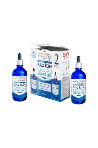 Softto Plus Saç Onarıcı Kompleks Mavi Losyon 2 x 50 ML