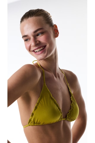 Penti Yeşil Emilia Frill Üçgen Bikini Üstü