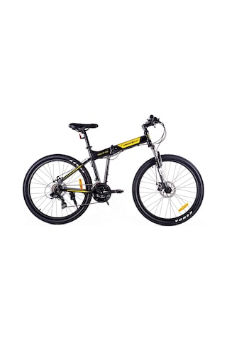 Geotech Fold Up 26d 26 Jant 21vites Md 45cm Katlanır Bisiklet Mat Siyah - Sarı